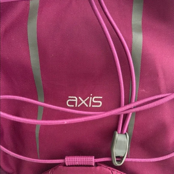 Osprey Axis Backpack in Deep Plum - Picture 7 of 14